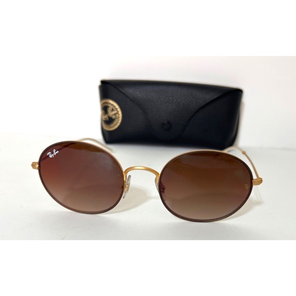 Ray Ban Sunglasses 3594 9115/S0 Matte Gold Brown Gradient  Rayban‎ Case